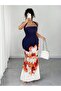 Rochie maxi, neagră - 0XL - 4