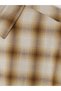 Yellow Relax Fit Plaid Men's Shirt - 3