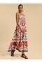 Rochie maxi, mix de culori - S - 7
