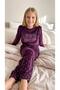 Women's Mother-Daughter (Combined You Make It Yourself) Velvet Pajama Set - 4