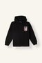 Beşiktaş Logo Hooded Zippered Kangaroo Pocket Cardigan Boys I6636A826Wn