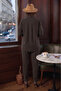 Brown Kupra Pants and Shirt Double Set - 6