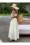 Rochie maxi, crem - XL - 7