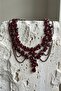 Chinese Taci Stone Headband Hair Accessory Red Headband - 2