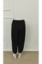 Women's Elastic Waist Lace-Up Button Detailed Trousers - 6