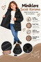 Girl's Hooded Inflatable Coat with Soft Inner Lining and Shoulder Detail Winter Coat Ak4251 - 2