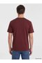 Brown Crew Neck Interlock Men's T-Shirt - 4
