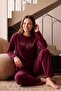 Nisanca winter women's velvet pajama set - super soft series