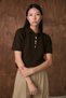 Colorful Buttoned Knitted Blouse - 3
