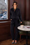 Black Kupra Pants and Shirt Double Set - 4