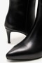 Elodie Black Leather Women's Heeled Boots - 4