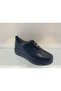 Genuine Leather Elastic Platform Sole Casual Women's Shoes - 2