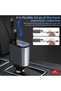 Earl­dom ES-CC38 66W Retractable Car Charger with Built in 80cm Type-C and Lightning Cables Multi-Port Fast Charging Adapter for 12V-24V - 4