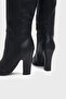 Tyne Logo Zippered Boots Flftynele11 Women's Boots Flftyn Ele11 Black - 5