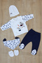 Baby Boy Cotton Fabric 5-Piece Luxury Hospital Discharge Set Stl6732 - 2