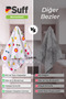 Blumenkorb Microfiber High Absorbent Decorative Kitchen Cleaning Cloth 40X40 cm Summer Mode - 5