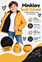 Boy's Hooded Coat with Soft Lining and Zipper Winter Jacket Ak4288 - 2