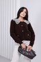 Lace Collar Buttoned Pocketed Cardigan - 6