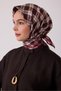 وشاح حريري بنمط هندسي 100% من التويل BE21-54