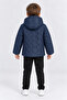 Boy's Hooded Coat with Soft Lining and Zipper Winter Jacket Ak4288 - 5