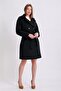 Black Cashmere Coat - 3