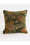 Green Floral Embroidered Cushion - 2