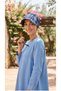 Ela Visor Hat Navy Blue Ready-To-Wear Turban Hijab Pool Cap Suitable for Medical Use - 7