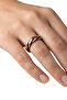 Pure Copper Twisted Ring Adjustable 528-2 - 2