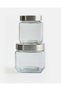 Clear Glass Storage Jar Set (7 Piece) - 7