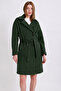 Green Cashmere Coat - 4