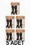 5-Pack Premium Quality Men's Thermal Underwear Black - Special Production with Sleep Band as a Gift - 2