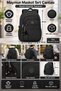 Monkey Mascot Backpack Black 49X30X20 cm Daily Use
