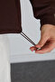 3 İplik Active Printed Oversize Sweatshirt with Hood and Stopper - 4
