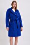 Blue Cashmere Coat - 4
