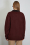 Velvet Polo Collar Knit Sweater - 7