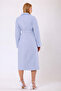 Light Blue Carolina Cashmere Coat - 4