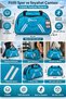 Corded Sports and Travel Bag Turquoise 2 Compartments 38X62X20 cm Daily Use - 2
