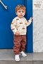 Baby Boy Set with Car Pattern, 2-Piece Top and Bottom Set, Seasonal, 3, 6, 9, 12 Months - 4