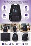 Primary School Schoolbag Luxury Purple Camouflage Student Backpack 42X33X20 cm - 3
