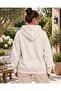 Women's Hooded Oversize Sweatshirt - Plain Basic Cotton Sweatshirt with Kangaroo Pocket - 2