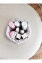 Beige Striped Multi-Purpose Fabric Organizer Basket – Makeup Organizer, Skincare, Bathroom and Room Organization Basket – 16X16 cm - 3