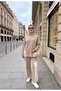 Vetra Hooded Pocket Modal Hijab Sports Set - Beige