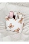 Teddy Multi-Purpose Fabric Organizer Basket – Makeup Organizer, Skincare, Bathroom and Room Organization Basket – 16X16 cm - 5