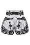 Muay Thai Shorts Boxing Trunks Traditional Style (Tuf-Ms631-Wht) - 4