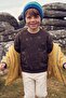 Patterned Text Printed Crew Neck Boys' Sweatshirt