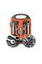 7-Piece, Flexible-Head Professional Ratcheting Combination Tool Set, Made of Cr-V Steel