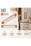 Metal Bridge Modern Luxury Furniture Cabinet Drawer Handles 160-192 Mm, Rose/Light Aqua/Bronze Green/Gloss Chrome/Matte Gold/Matte Gray Metal - 2
