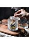 Crystal Candy Box With Lid - Glass Covered Sugar Bowl and Cookie Jar - Weave Design Dish - 4