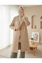 9085 kaşe coat - beige - 2