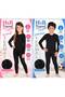 Boys' and Girls' Thermal Underwear Set, Warm Winter Underwear with Inner Lining - 6